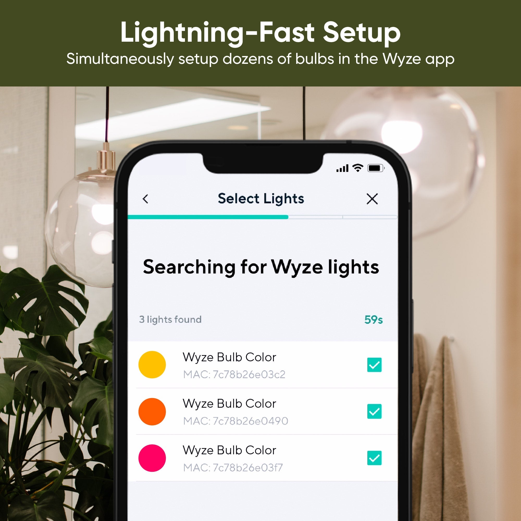Wyze Color Bulbs | LED, Wifi & Dimmable Smart Light Bulbs - Image 3