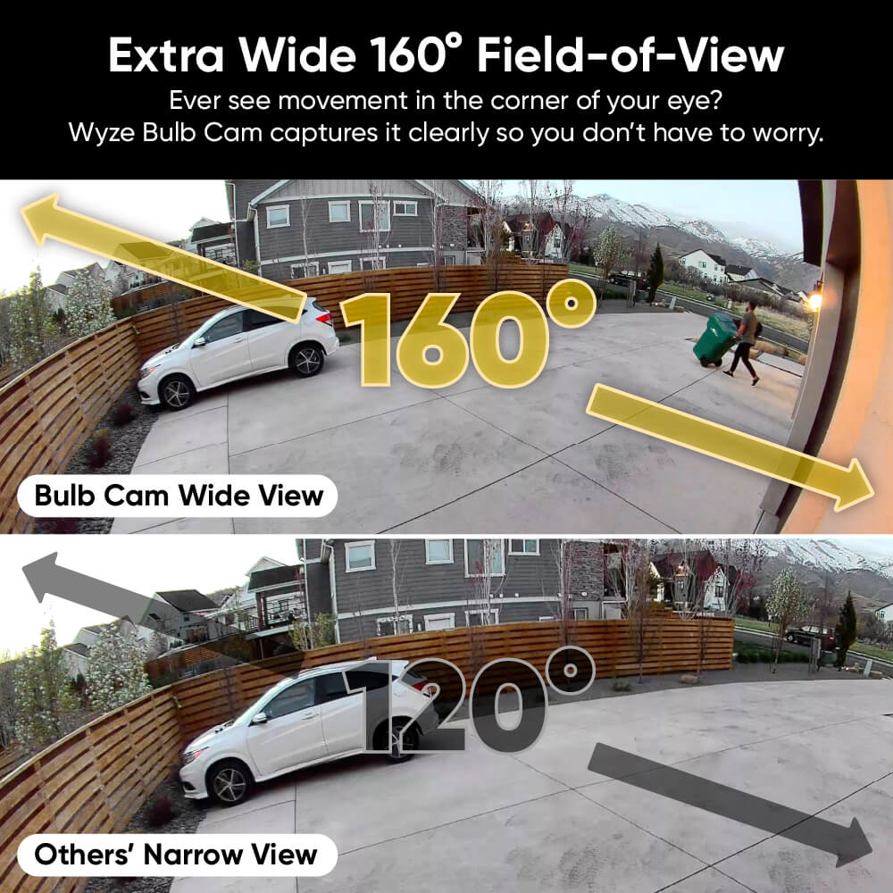 Wyze Bulb Cam | 2K HD, 800 Lumen LED | Bulb Security Cam - Image 10