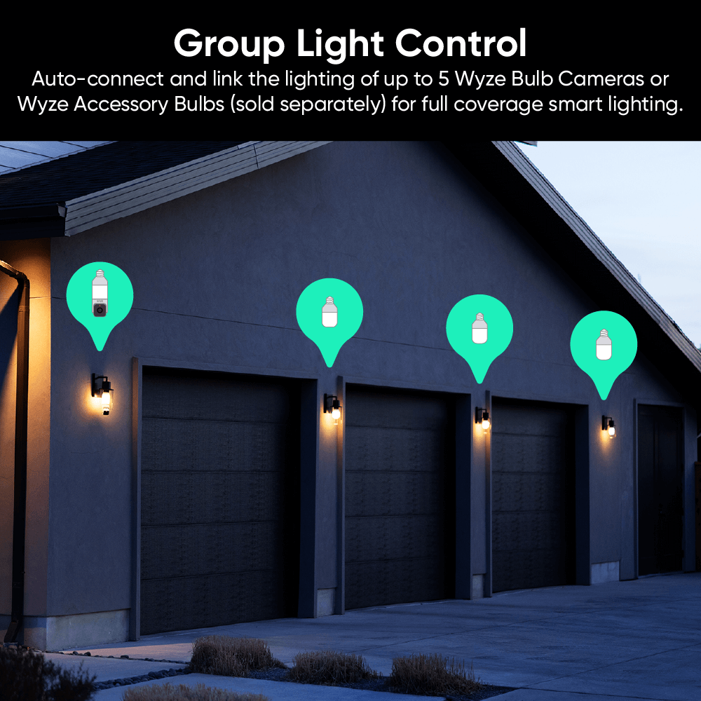 Wyze Bulb Cam | 2K HD, 800 Lumen LED | Bulb Security Cam - Image 7