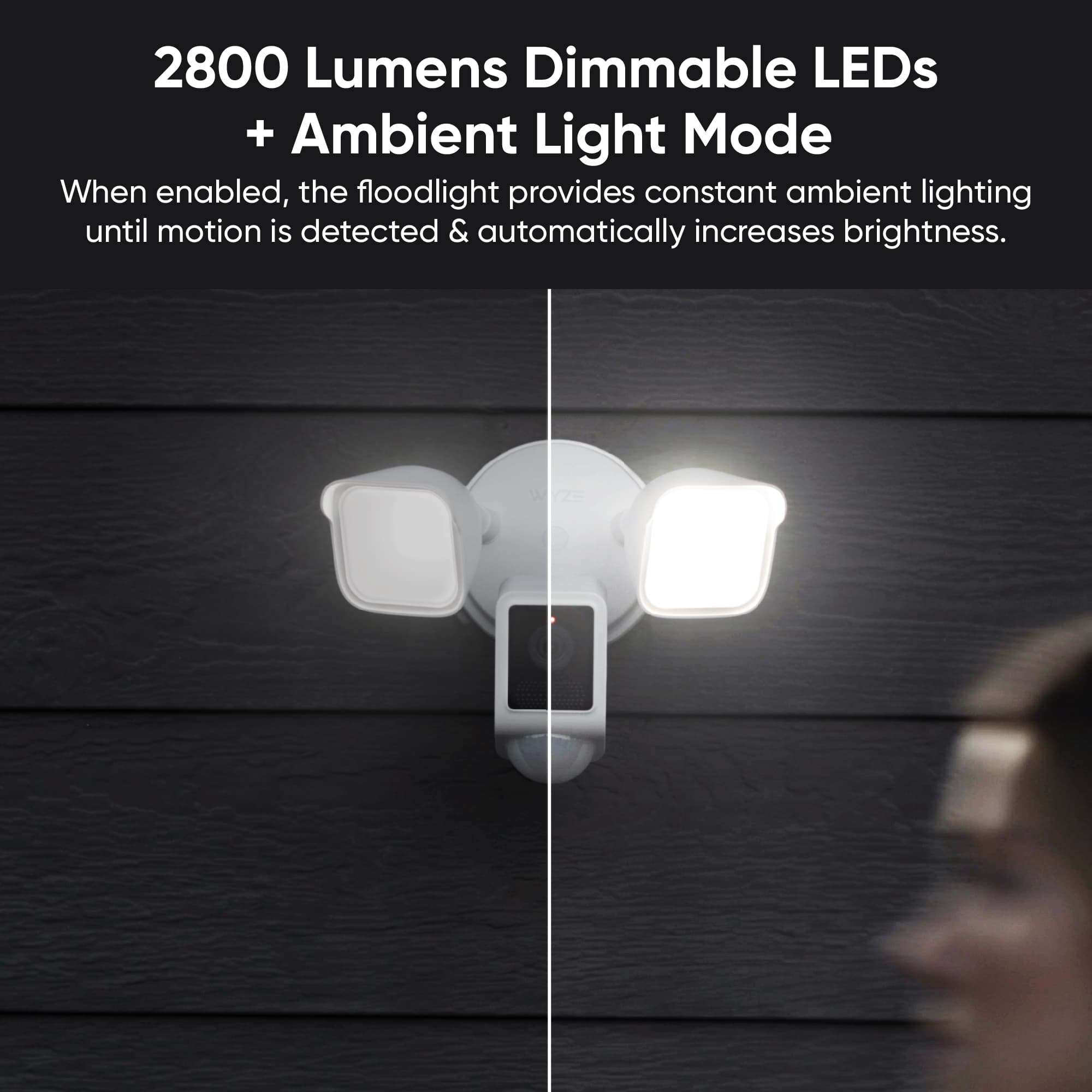 Wyze Cam Floodlight v2 | Outdoor Motion Activated Floodlight - Image 5