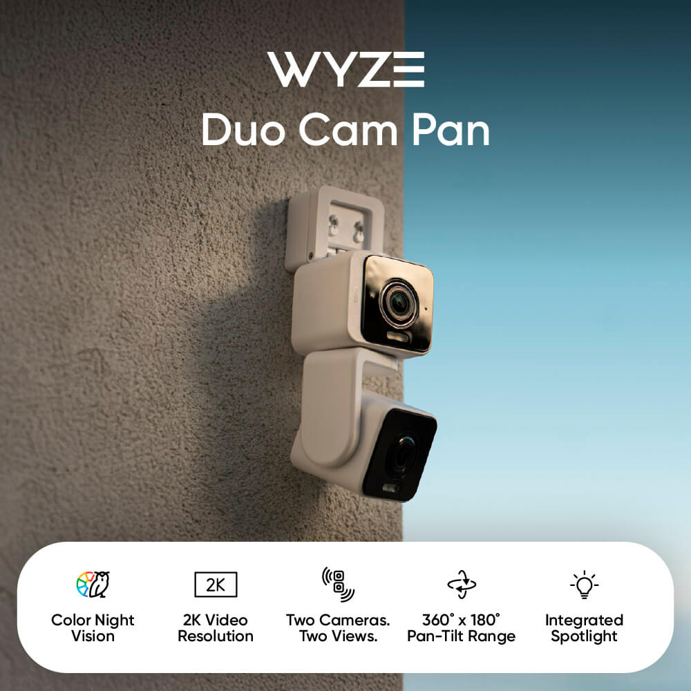 Wyze Duo Cam Pan | Two 2K cameras - With Pan and Tilt - Image 2