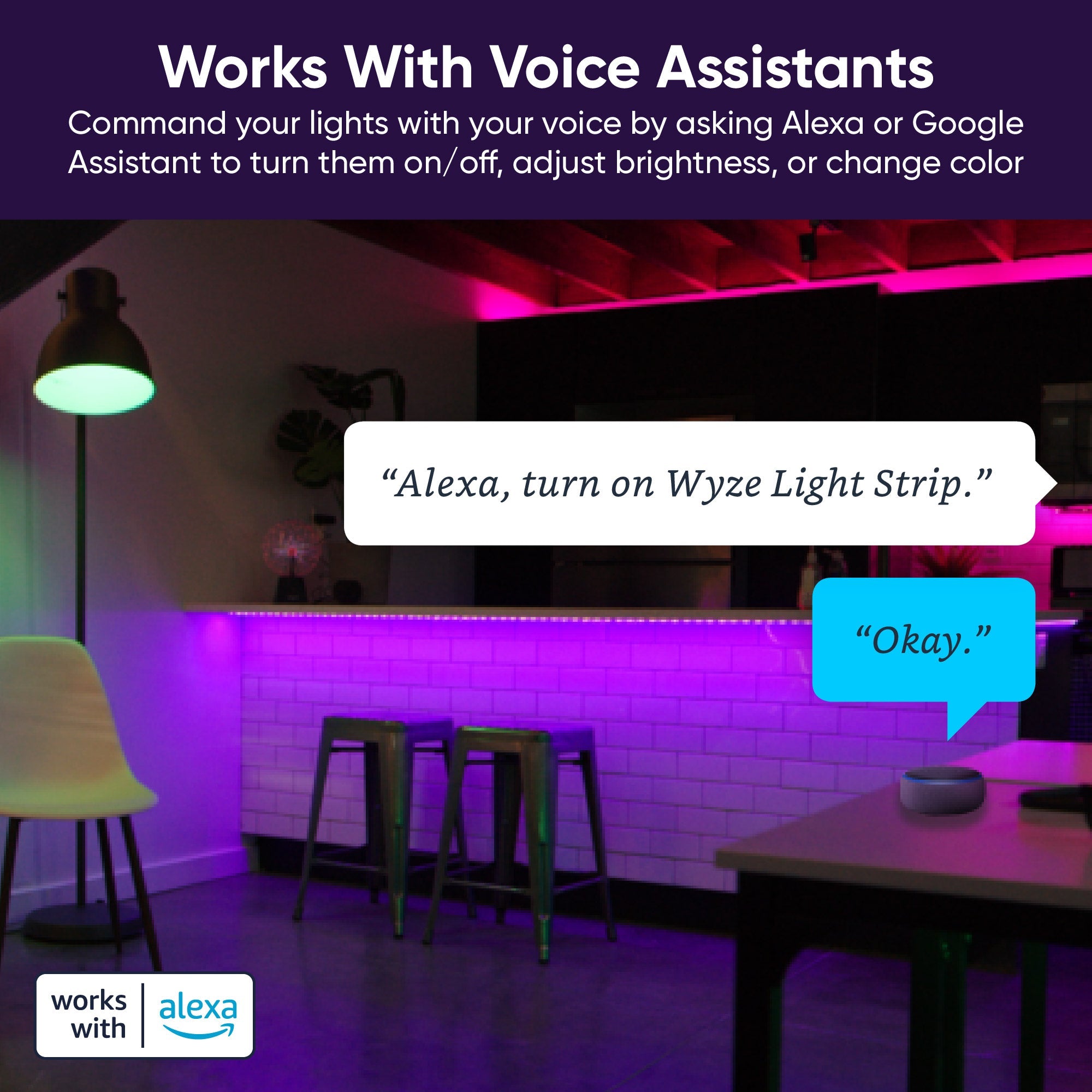 Wyze Light Strip Pro | For Kitchen, TV, Bathroom, and More - Image 5