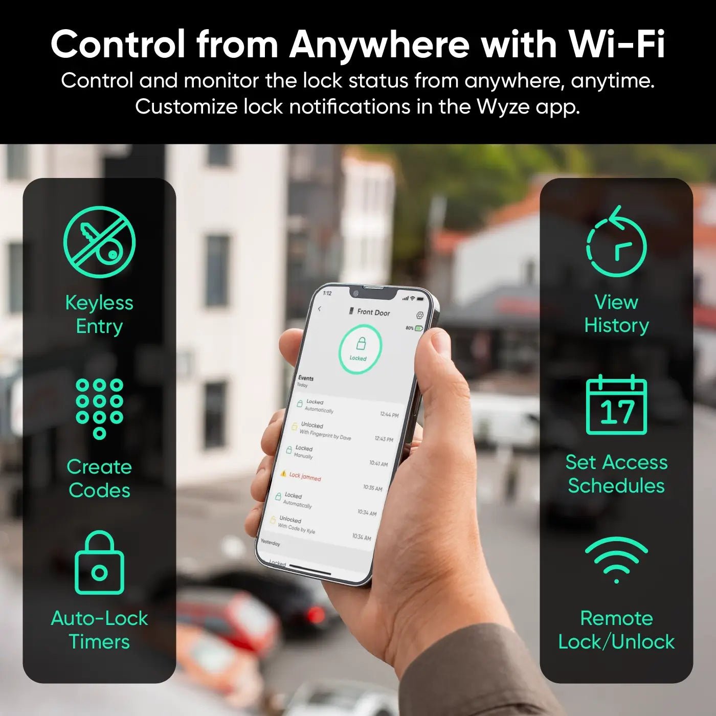 Wyze Lock Bolt V2 Smart Door Lock - Image 5