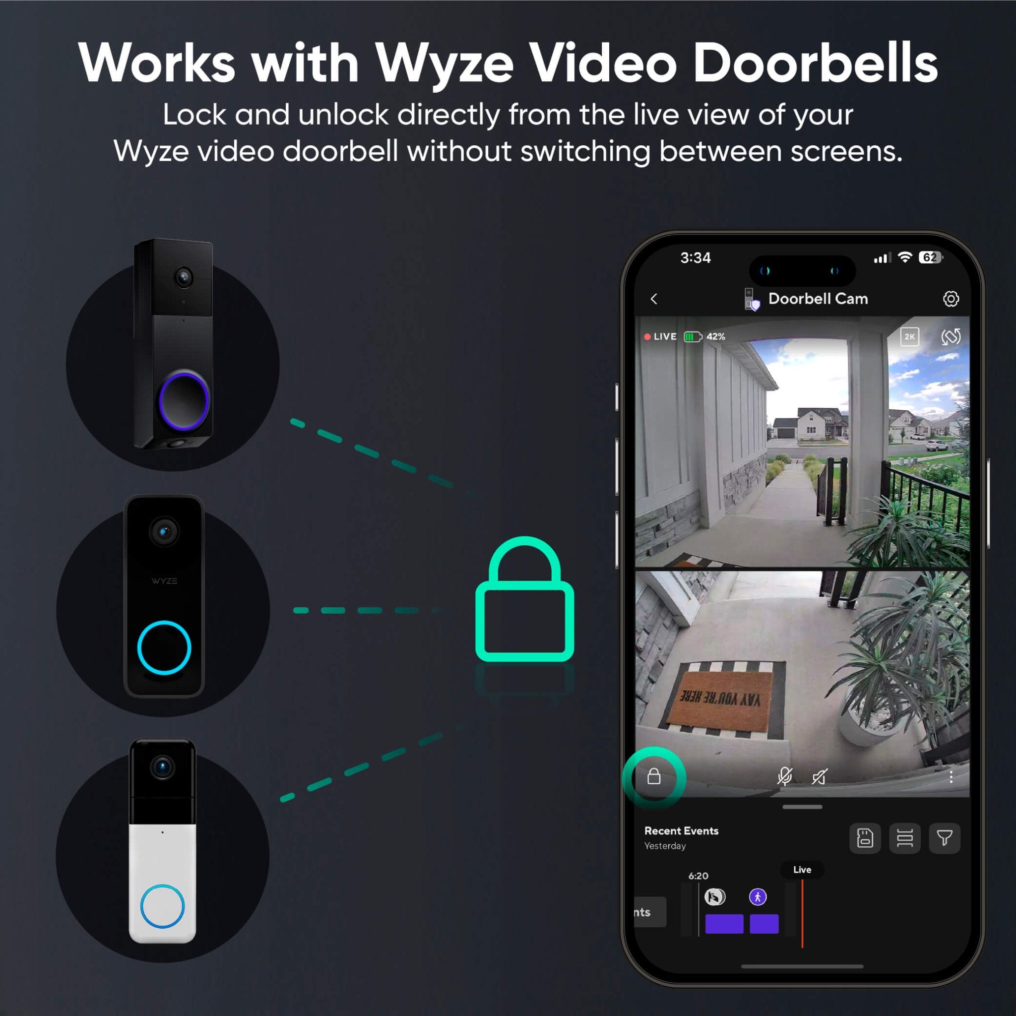 Wyze Palm Lock | Smart Palm Vein Door Lock with Wi-Fi - Image 9