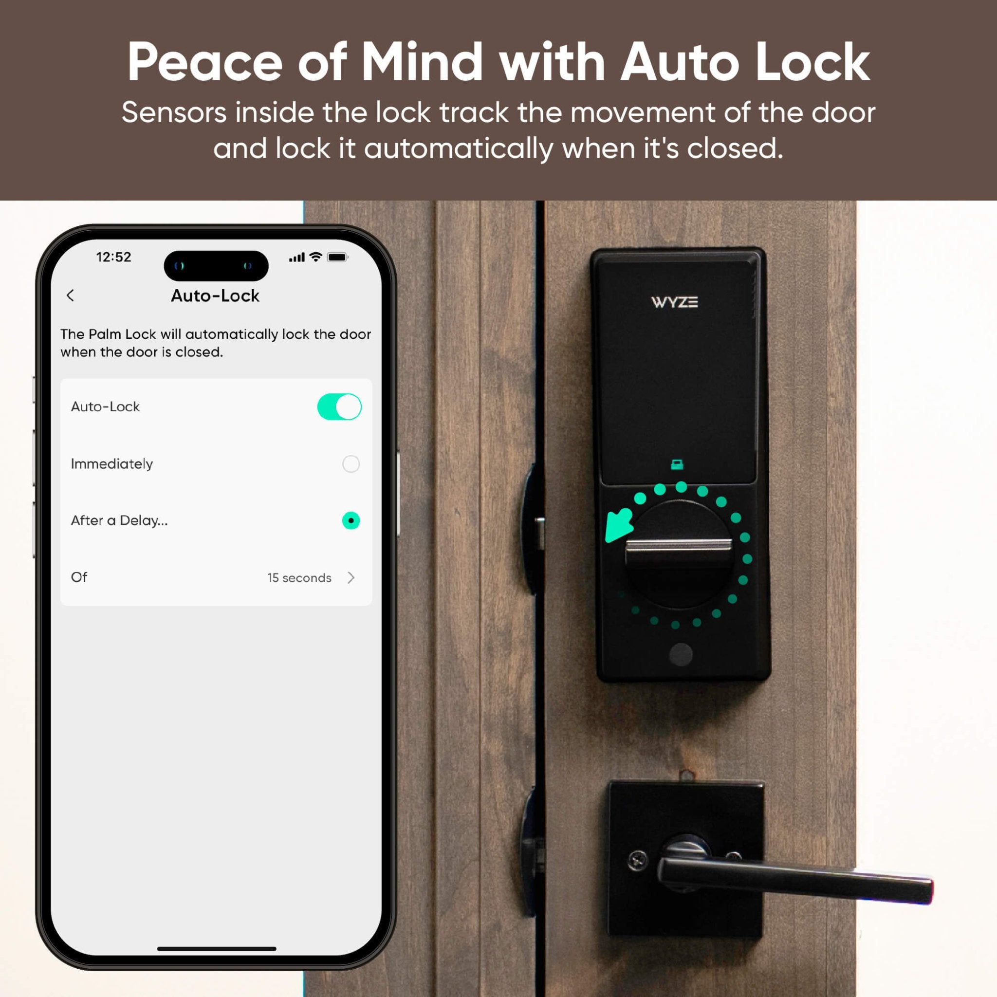 Wyze Palm Lock | Smart Palm Vein Door Lock with Wi-Fi - Image 6
