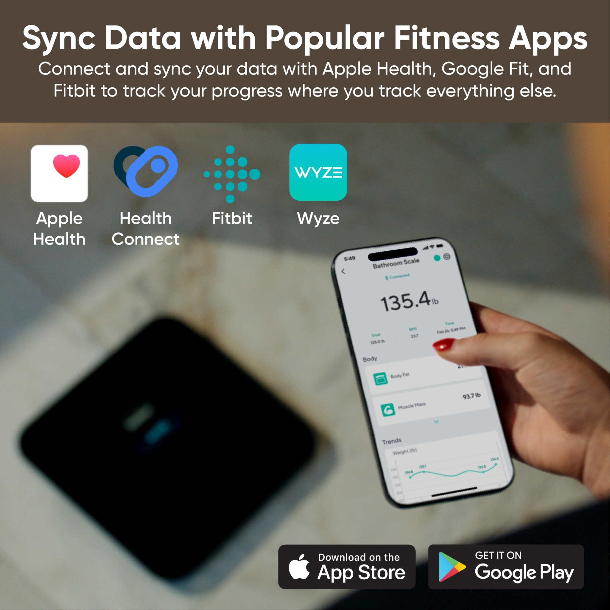 Wyze Scale Ultra | Smart Scale with Wi-Fi, 13 Body Metrics - Image 10